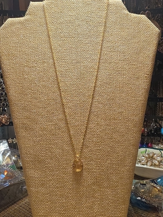 Gorjana Jewelry - Gorjana Gold Teardrop Pendant Necklace